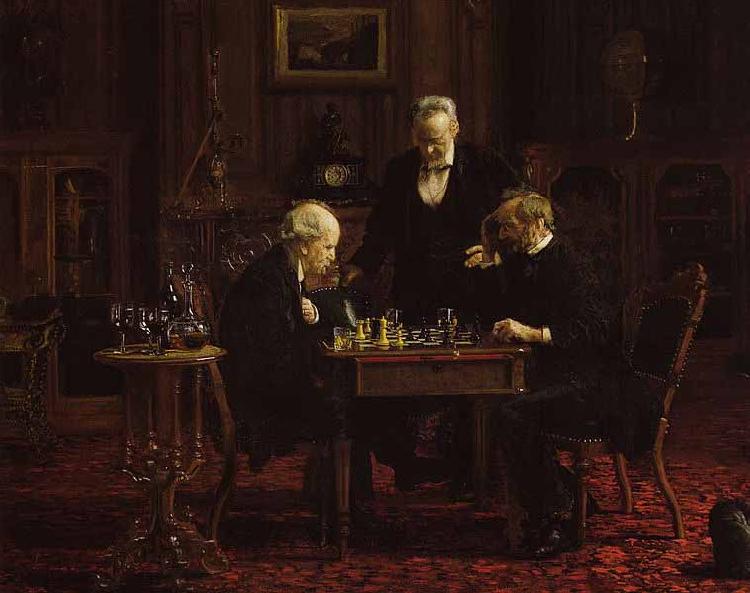 Thomas Eakins The Chess Players oil painting picture